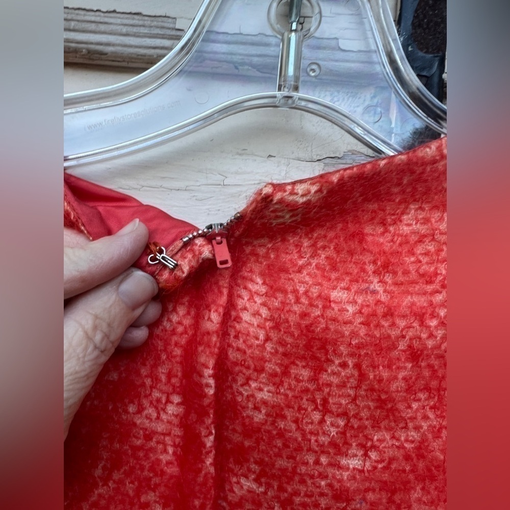 Vintage 60s Lee Richard Fashions Mohair Beaded Sweater Vest Blouse Top 14 - Picture 5 of 7